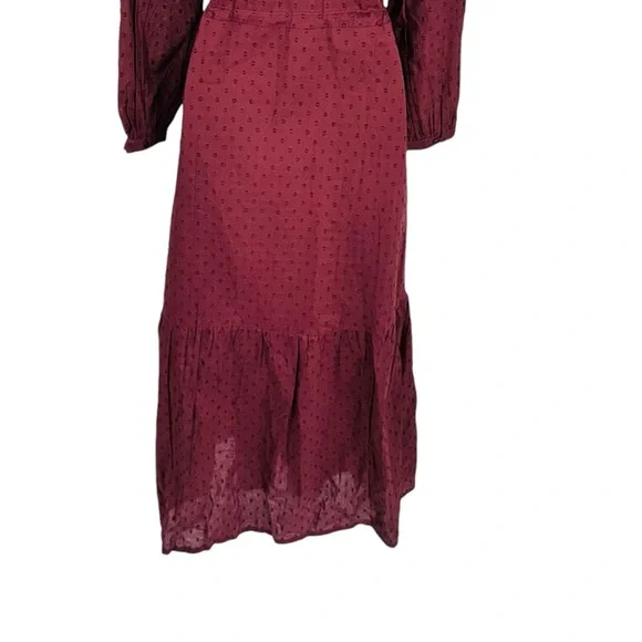 Emerson Fry Frances 3 Dress Swiss Dot Organic Cotton Midi Size S NWT - Picture 10 of 12